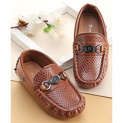 Cute Walk by Babyhug Slip On Formal Shoes- Brown