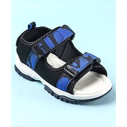 Cute Walk by Babyhug Velcro Closure Sandals - Dark Blue