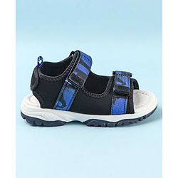 Cute Walk by Babyhug Velcro Closure Sandals - Dark Blue