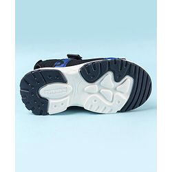 Cute Walk by Babyhug Velcro Closure Sandals - Dark Blue