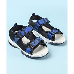 Cute Walk by Babyhug Velcro Closure Sandals - Dark Blue