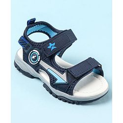 Cute Walk by Babyhug Velcro Closure Sandals with Applique - Blue