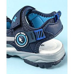 Cute Walk by Babyhug Velcro Closure Sandals with Applique - Blue