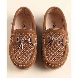 Cute Walk By Babyhug Formal Slip On Shoes - Dark Blue