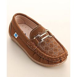 Cute Walk By Babyhug Formal Slip On Shoes - Dark Blue