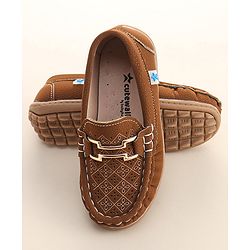 Cute Walk By Babyhug Formal Slip On Shoes - Dark Blue