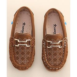 Cute Walk By Babyhug Formal Slip On Shoes - Dark Blue