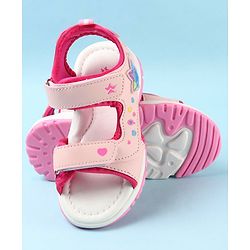 Cute Walk by Babyhug Sandals Unisex Pink 28
