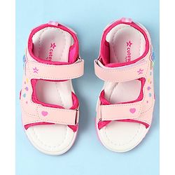 Cute Walk by Babyhug Sandals Unisex Pink 28
