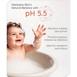Babyhug Pro Sensitive pH 5.5 Peach Milk Bathing Bar - 75 g | Paediatrician Tested | 100% Soap Free | Tear Free