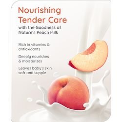 Babyhug Pro Sensitive pH 5.5 Peach Milk Bathing Bar - 75 g | Paediatrician Tested | 100% Soap Free | Tear Free