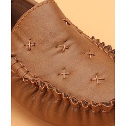 Cute Walk by Babyhug Formal Wear Loafers - Brown
