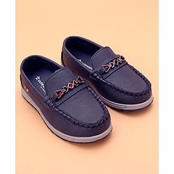 Cute Walk by Babyhug Slip On Formal Shoes - Blue