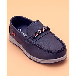 Cute Walk by Babyhug Slip On Formal Shoes - Blue