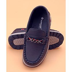 Cute Walk by Babyhug Slip On Formal Shoes - Blue