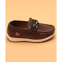 Cute Walk by Babyhug Formal & party Wear Slip On Shoes - Coffee