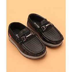 Cute Walk by Babyhug Formal & party Wear Slip On Shoes - Black