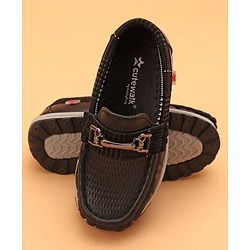 Cute Walk by Babyhug Formal & party Wear Slip On Shoes - Black