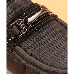 Cute Walk by Babyhug Formal & party Wear Slip On Shoes - Black