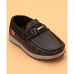 Cute Walk by Babyhug Formal & party Wear Slip On Shoes - Black