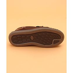 Cute Walk by Babyhug Formal Slip On Shoes - Dark Brown