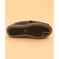 Cute Walk by Babyhug Formal Slip On Shoes - Dark Brown