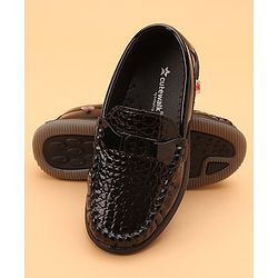 Cute Walk by Babyhug Formal Slip On Shoes - Dark Brown