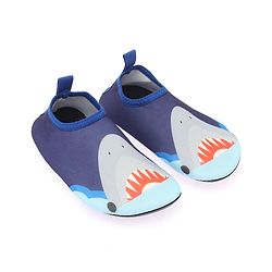 Cute Walk by Babyhug Slip On Water Shoes Shark Print - Navy