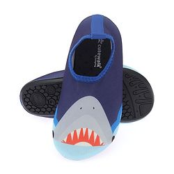 Cute Walk by Babyhug Slip On Water Shoes Shark Print - Navy