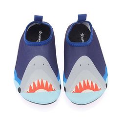 Cute Walk by Babyhug Slip On Water Shoes Shark Print - Navy