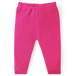 Babyhug Knit Full Sleeves Striped Sweater Set - Pink
