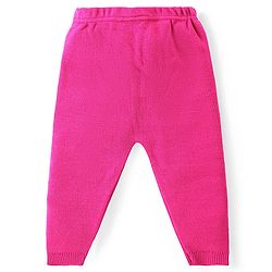 Babyhug Knit Full Sleeves Striped Sweater Set - Pink