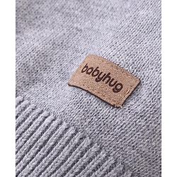 Babyhug Cotton Knitted Full Sleeves Pullover Light Weight  Sweater With Colour Block Design & Stripes - Multicolour