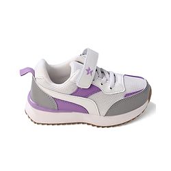 Cute Walk by Babyhug Slip On Sneakers with Velcro Closure - White & Purple