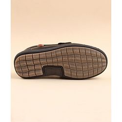 Cute Walk by Babyhug Slip On Formal & Party Wear Shoes with Horse Applique - Black