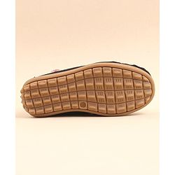 Cute Walk by Babyhug Slip On Loafer Shoes with Star Print - Brown