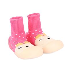 Cute Walk by Babyhug Sock Shoes - Pink
