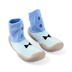 Cute Walk by Babyhug Slip On Sock Shoes - Blue