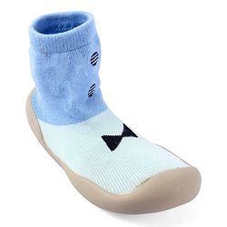 Cute Walk by Babyhug Slip On Sock Shoes - Blue