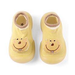 Cute Walk by Babyhug Slip On Sock Shoes - Yellow