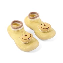 Cute Walk by Babyhug Slip On Sock Shoes - Yellow
