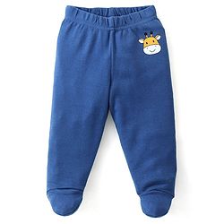 Babyhug Interlock Knit Bootie Leggings with Striped Tiger & Cow Print Pack of 3 - Multicolour