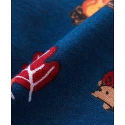 Babyhug Interlock Cotton Knit Striped Footed Bootie Leggings with Koala Bear Print Pack of 3 - Multicolour