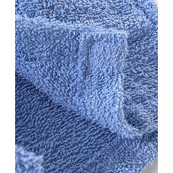 Babyhug  Woven  Hooded Full Sleeves Bath Robe With Pockets & Elephant Applique - Blue