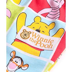 Babyhug Disney Terry Knit Full Length Track Pant with Winnie The Pooh Print - Multicolor