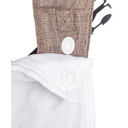 Babyhug Travel Nest Baby Carrier - 100% Polyester, 3 Carrying Positions (Inward Facing, Outward Facing, Back Carrying), Adjustable Straps, Lightweight Free Size (3.5-9kg, 3-12 Months), Hand Washable - Beige