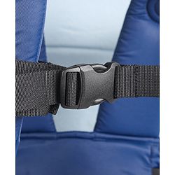 Babyhug Fortune Baby Carrier - 100% Polyester, 4 Positions (Horizontal, Inward, Outward, Back), Ergonomic for 0-12 Months (3.5-14 kg), Adjustable Waistband, Lightweight, Free Size, Hand Washable - Blue