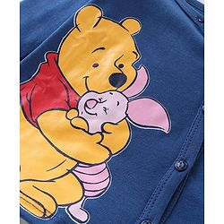 Babyhug Disney Interlock Cotton Knit Full Sleeves Jhablas With Winnie The Pooh Graphics with Badge Detailing Pack of 3- Yellow Green & Blue