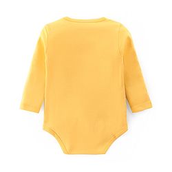 Babyhug Disney Interlock Knit Full Sleeves Onesie with Leggings and Cap Winnie The Pooh Graphic -Yellow & Light Green