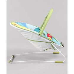 Babyhug Light Weight Comfy Bouncer With Music & Calming Vibrations Animal Print - Multicolour (Without Toys)